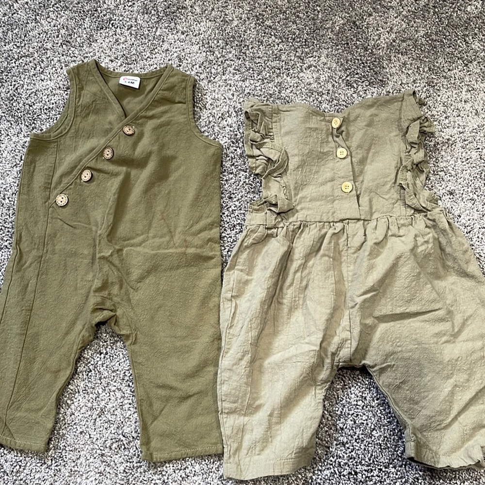 2 jumpsuits